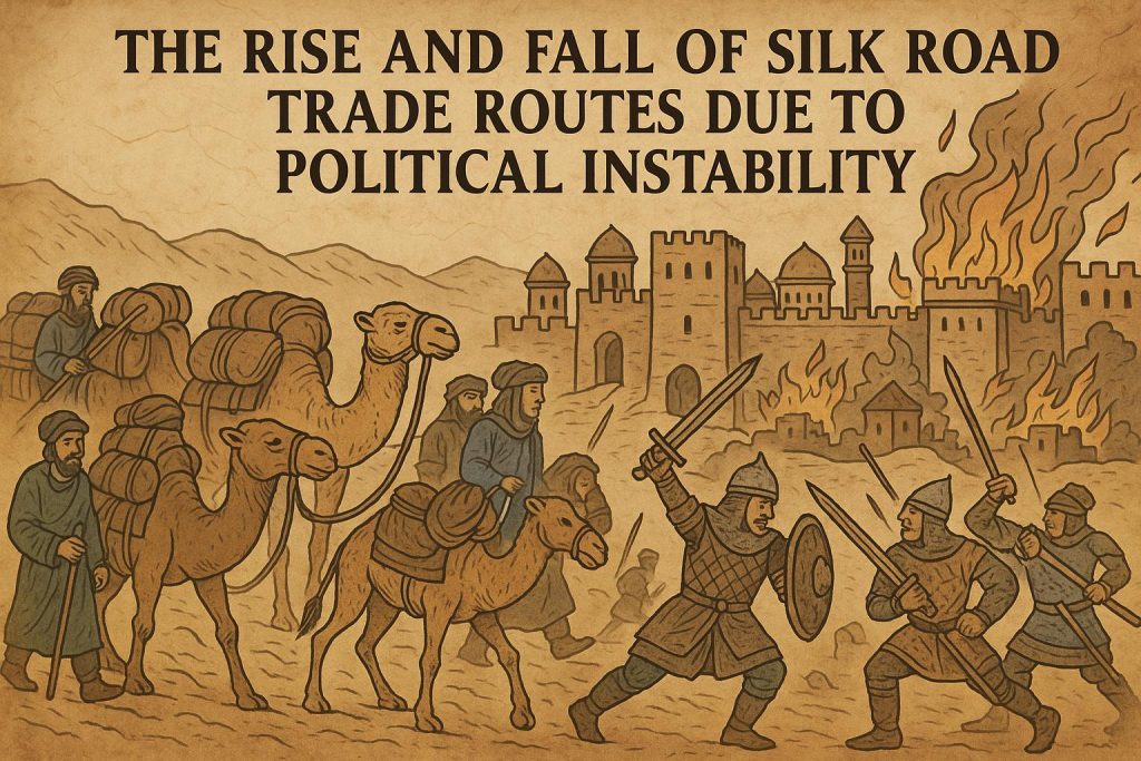 The Rise and Fall of Silk Road Trade Routes Due to Political Instability