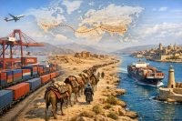 How goods moved from China to the Mediterranean