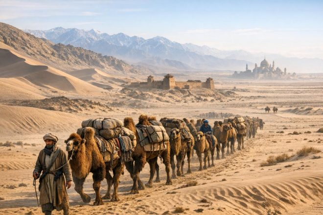 How the Gobi shaped movement along the Silk Road